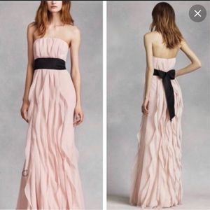 Vera Wang WHITE Collection Blush Pink Gown